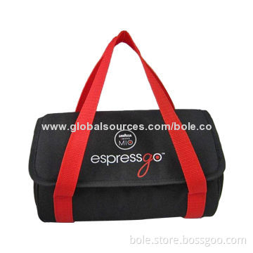 600D Polyester Cooler Bag for Promotional Gifts with Nylon Webbing Handle